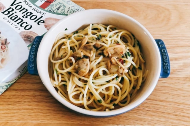 カルディ ボンゴレビアンコ 完成