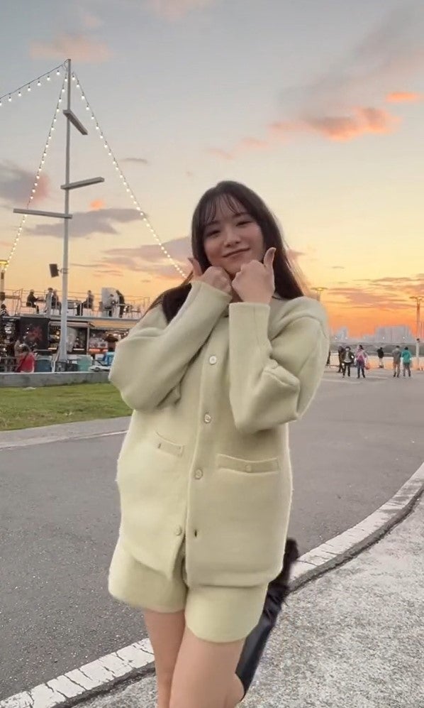 森香澄アナウンサーTikTokより