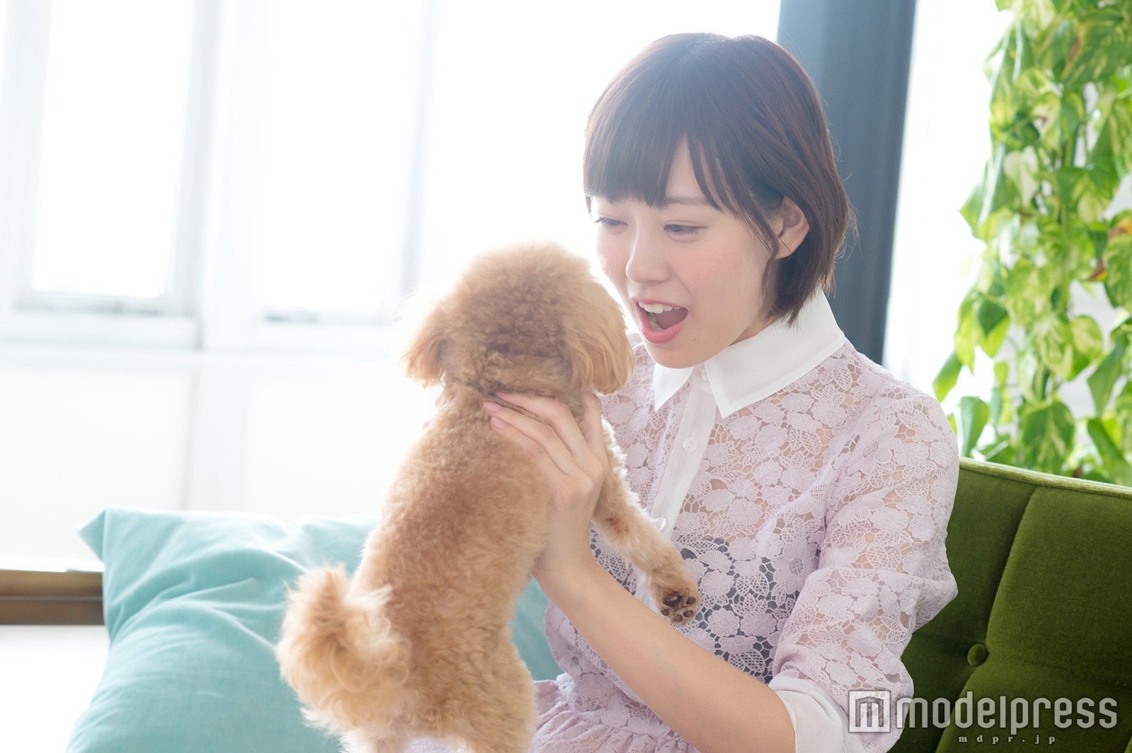 みるきー「つかまえた！」（C）モデルプレス