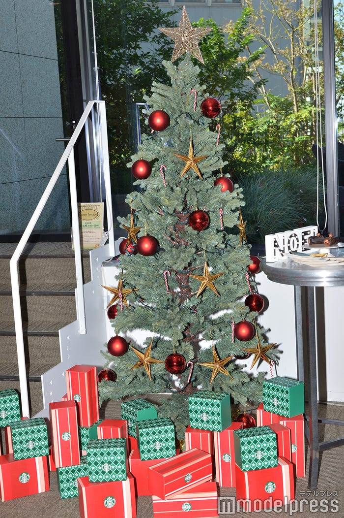 クリスマスツリーとたくさんのプレゼントボックス (C)モデルプレス