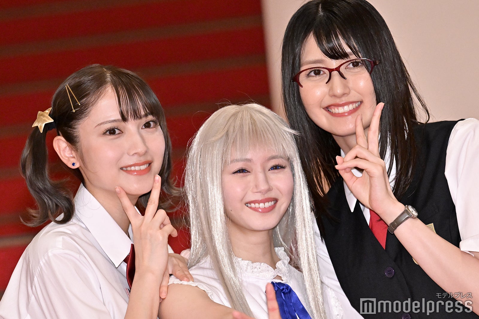 桃月なしこ、市川美織、駒形友梨（C）モデルプレス