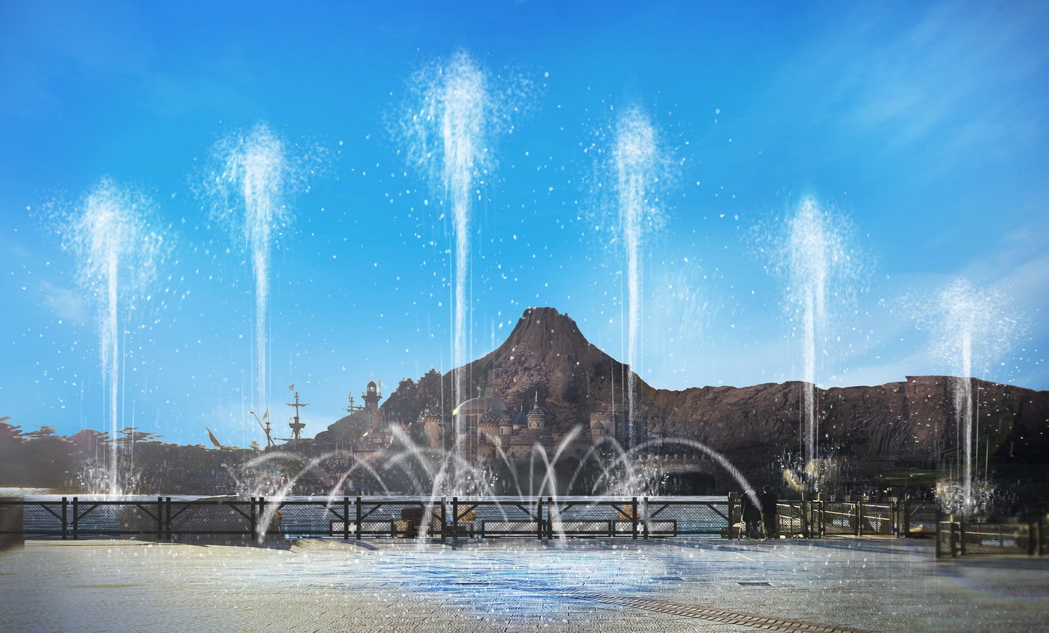 “びしょ濡れ”ハーバースプラッシュ（C）Disney