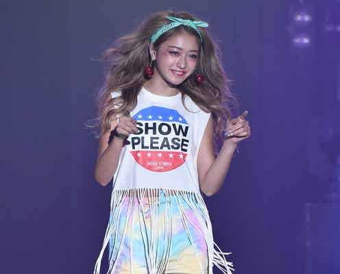 夏全開コーデのみちょぱが超可愛い!「a-nation×GirlsAward」ウォーキングに歓声