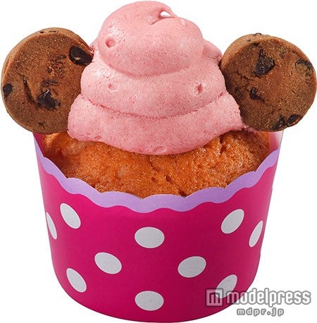 ストロベリーチョコチップマフィン（￥350）／（C）Disney