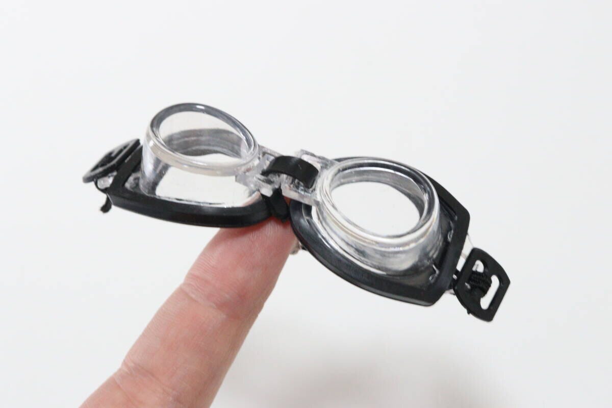 ぬいぐるみ用ゴーグル　サイズ感