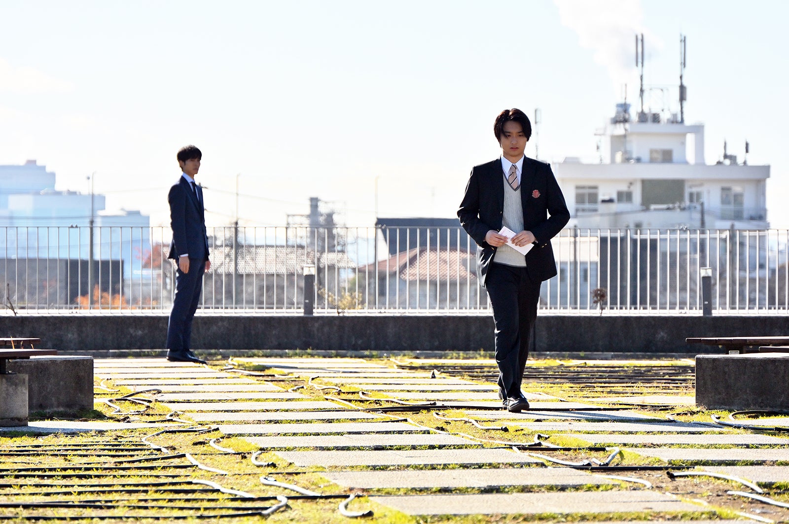 松坂桃李、奥平大兼「御上先生」第5話（C）TBS