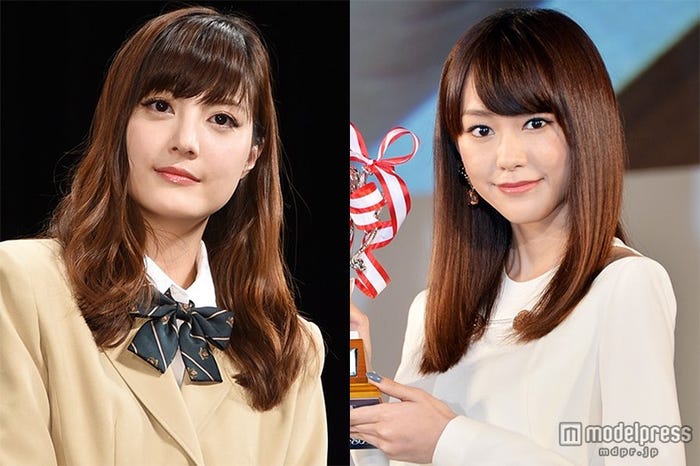 東京ディズニーシーでの“デート”を満喫した桐谷美玲(右)と佐藤ありさ