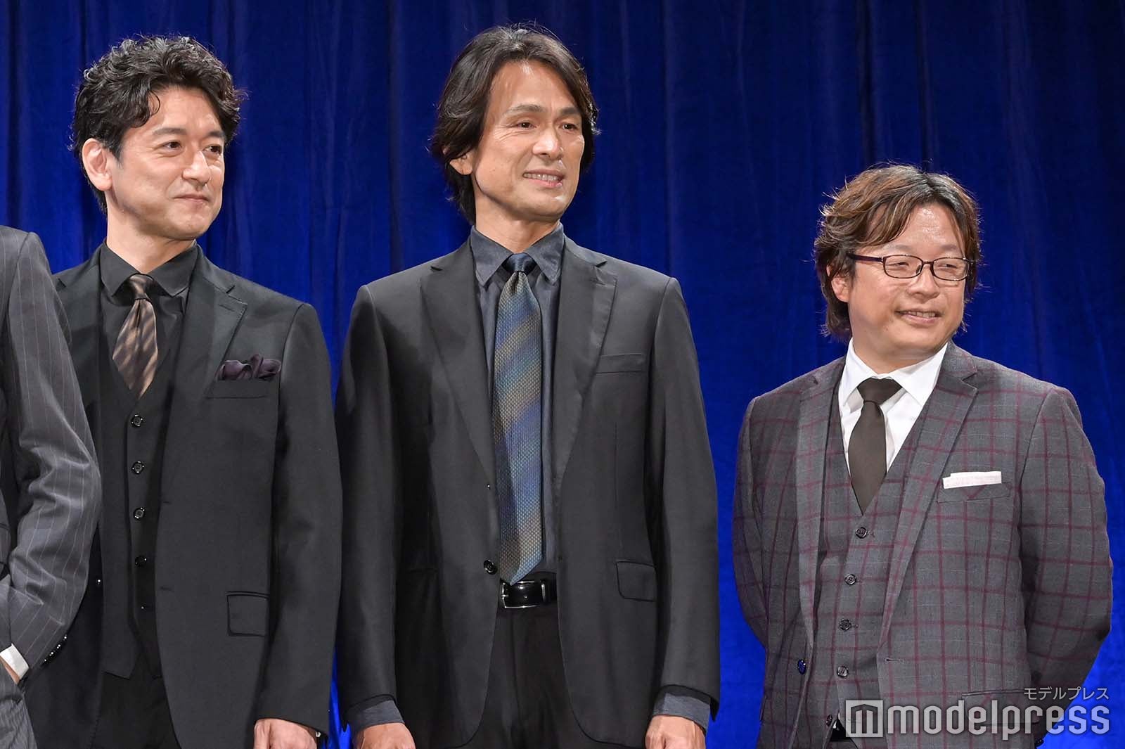 石丸幹二、江口洋介、三木孝浩監督 （C）モデルプレス