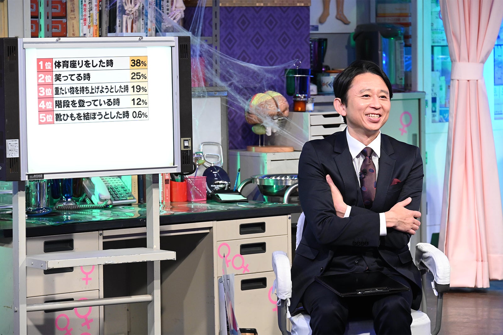 有吉弘行「真夜中の保健室」（C）日本テレビ