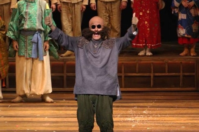 橋本さとし／舞台「千と千尋の神隠し」ソウル公演カーテンコールより（提供写真）