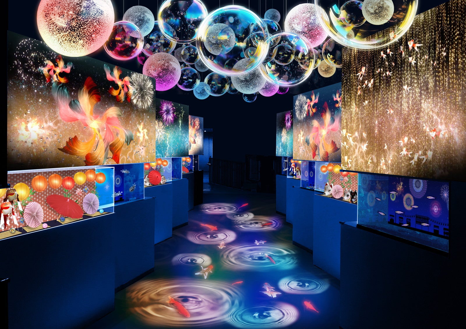 NAKED 花火アクアリウム／提供画像