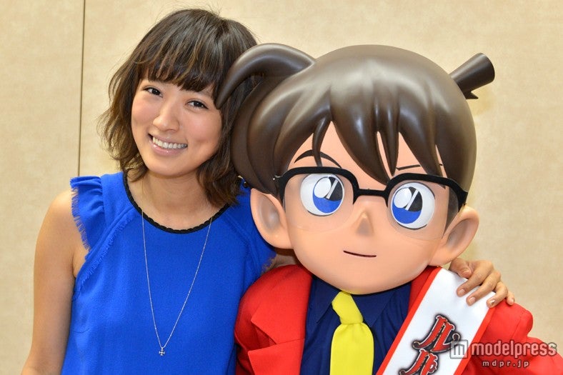 夏菜が大好きというコナンと2ショット