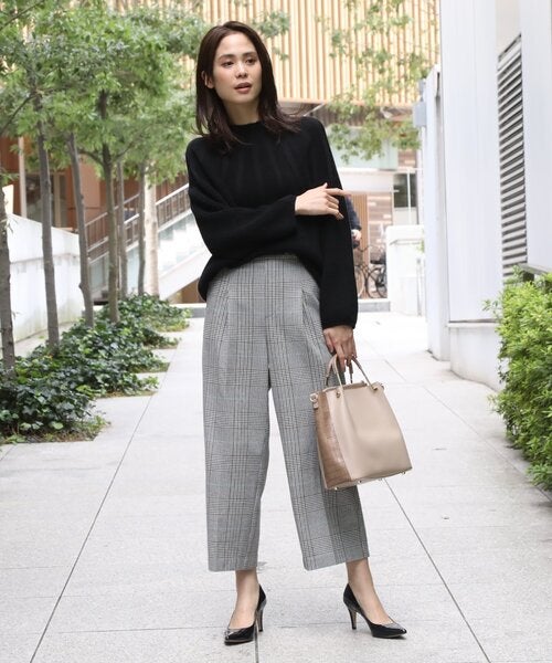 21 チェックパンツを春らしく着こなすには 旬の大人コーデをご紹介 モデルプレス