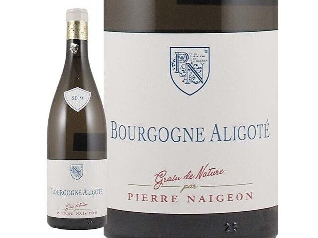 ブルゴーニュ・アリゴテ 2019 ピエール・ネイジョン（画像：YEBISU