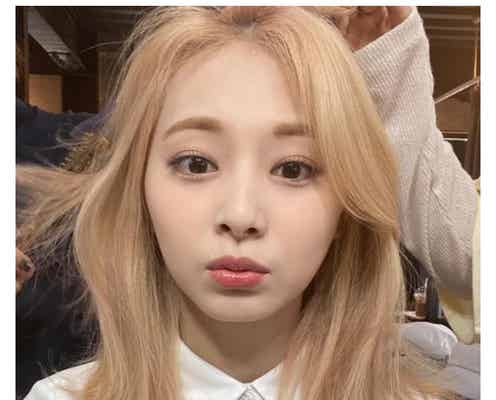 TWICEツウィ、金髪ヘア再来にファン悶絶「天使すぎる」