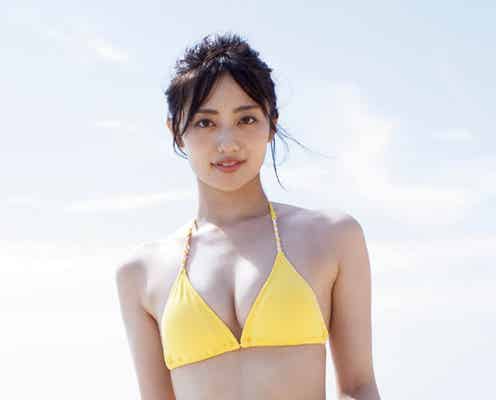 これぞ“正統派美人” 「パトレンジャー」奥山かずさ、水着で抜群スタイル披露