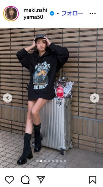 西山茉希Instagram