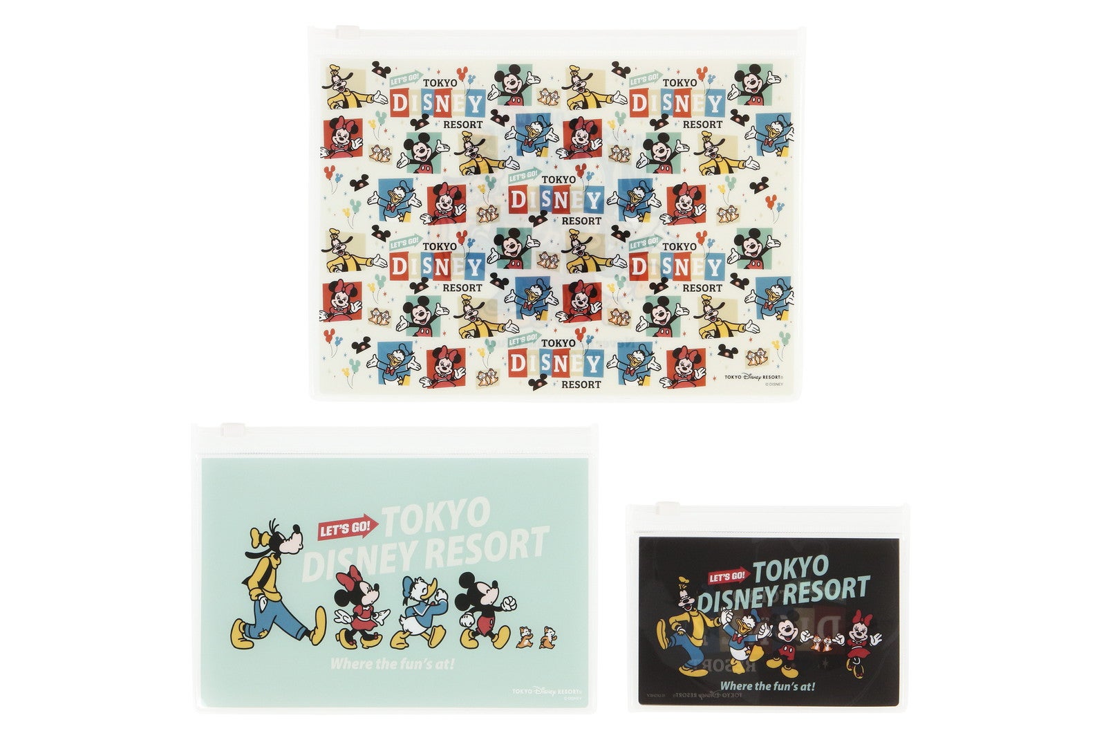 スライドジップケースセット¥1,200（C）Disney