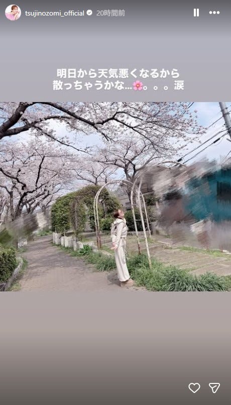 辻希美Instagramストーリーズより