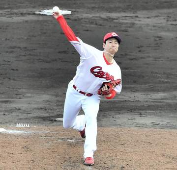 広島・島内が登録抹消後初の2軍戦登板で1回1失点 最速152キロも「良いボールと悪いボールの差がまだ激しい」