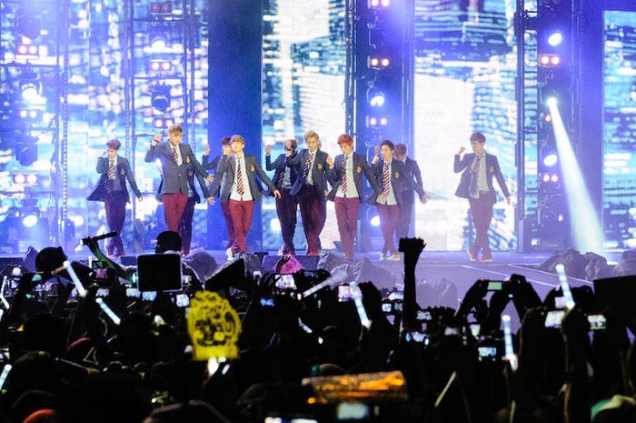 ライブ出演したEXO/「MTV World Stage Live in Malaysia 2013」(C)MTV Asia/Lucas Lau