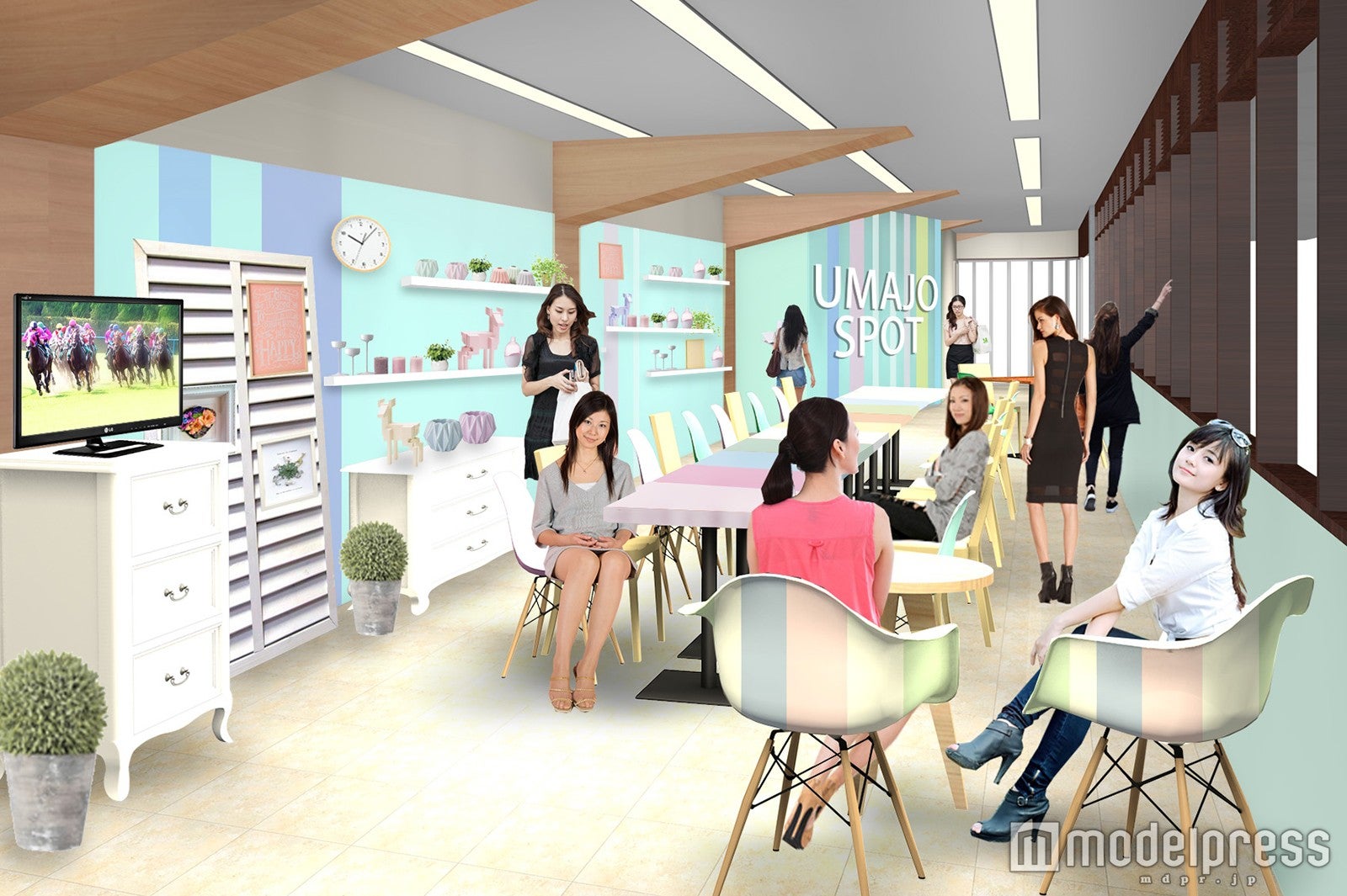 女性限定スペース「UMAJO SPOT」