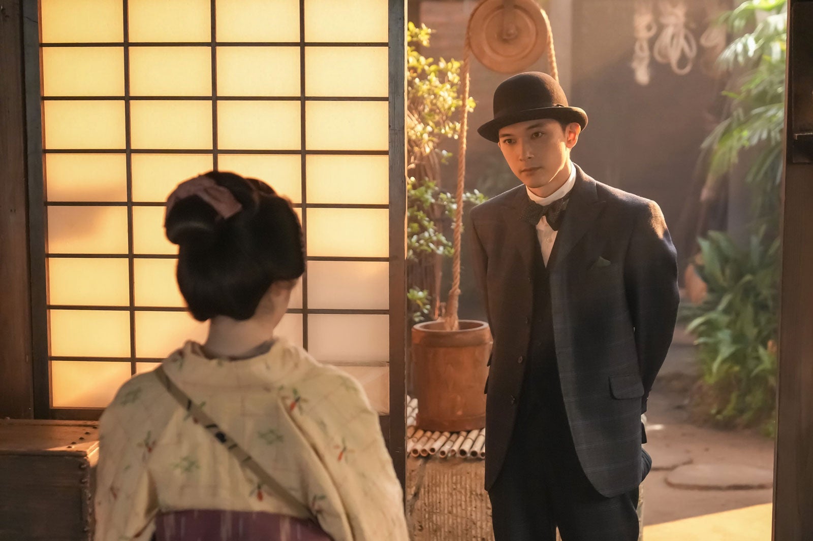 高石あかり、吉沢亮「ばけばけ」第42話（C）NHK