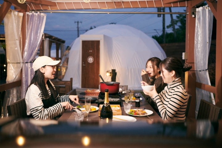 グランピング テルマー湯滑川店／提供画像