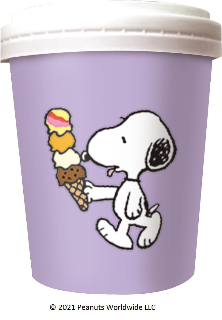 スヌーピー パイントカップ（C）2021 Peanuts