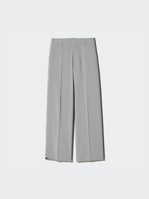 ユニクロ　感動ワイドパンツ　GRAY
