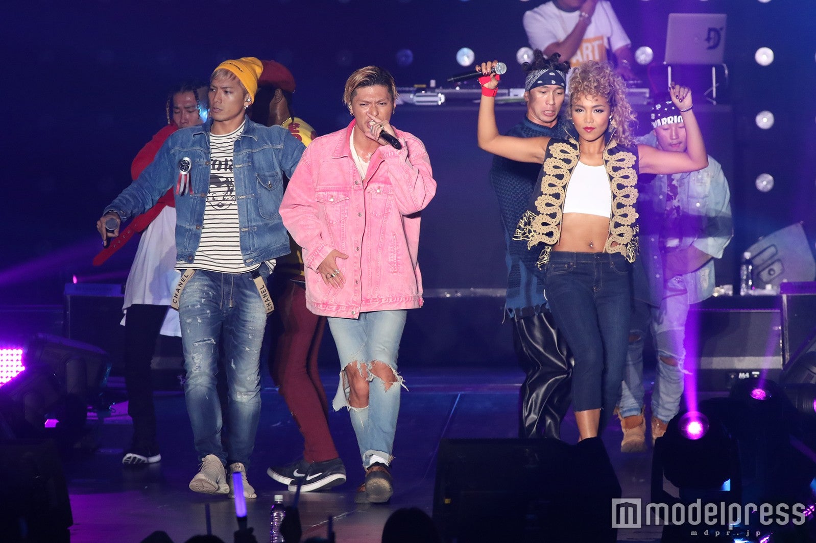 SWAY、SHOKICHI、Crystal Kay（C）TOKYO GIRLS MUSIC FES. 2016 Supported by Samantha Thavasa