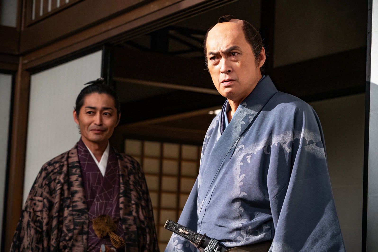 安田顕、渡辺謙「べらぼう～蔦重栄華乃夢噺～」第8話（C）NHK