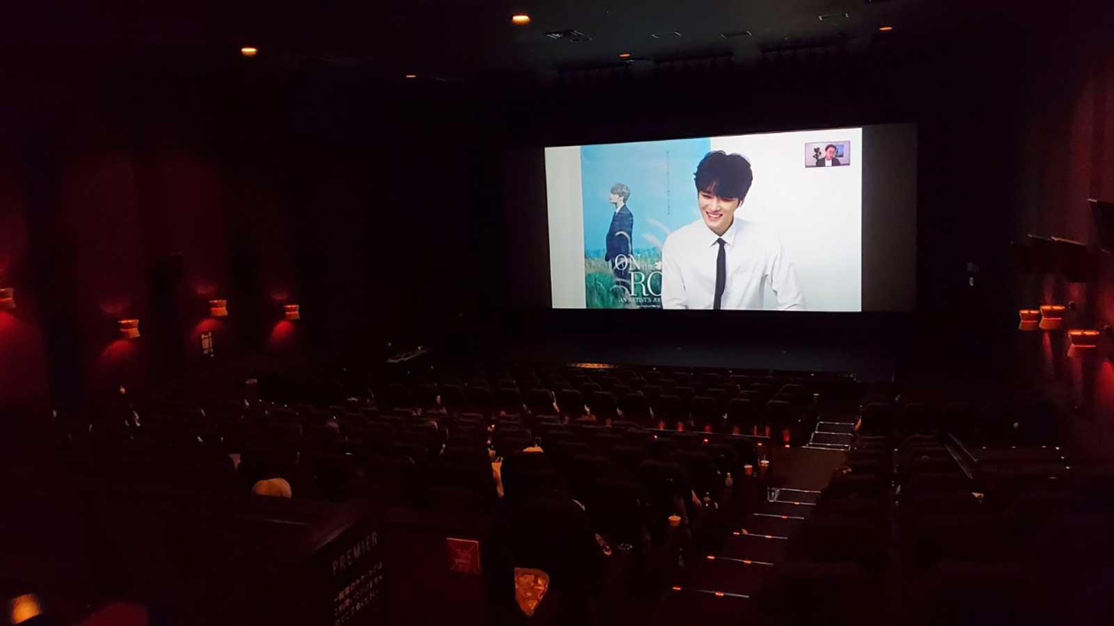 「ジェジュン：オン・ザ・ロード」公開記念生配信トークイベントに登場したジェジュン（C）STORY WORKS