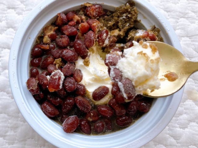 少し溶かしてから食べるのがおすすめです。