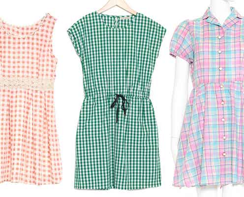 「チェック柄ワンピ」で永遠にモテる!妹系可愛く恋もゲット♡