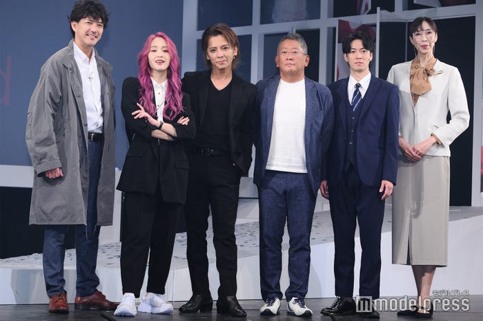 金子昇、剛力彩芽、松岡充、秦建日子氏、辰巳雄大、大林素子(C)モデルプレス