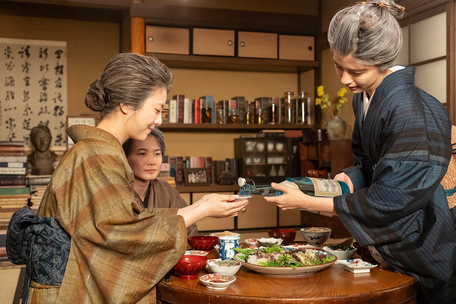 浜辺美波、神木隆之介、佐久間由衣「らんまん」第130話（C）NHK