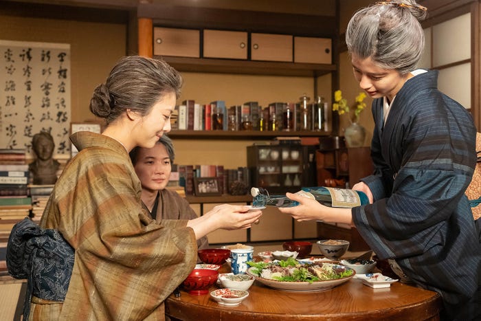 浜辺美波、神木隆之介、佐久間由衣「らんまん」第130話(C)NHK