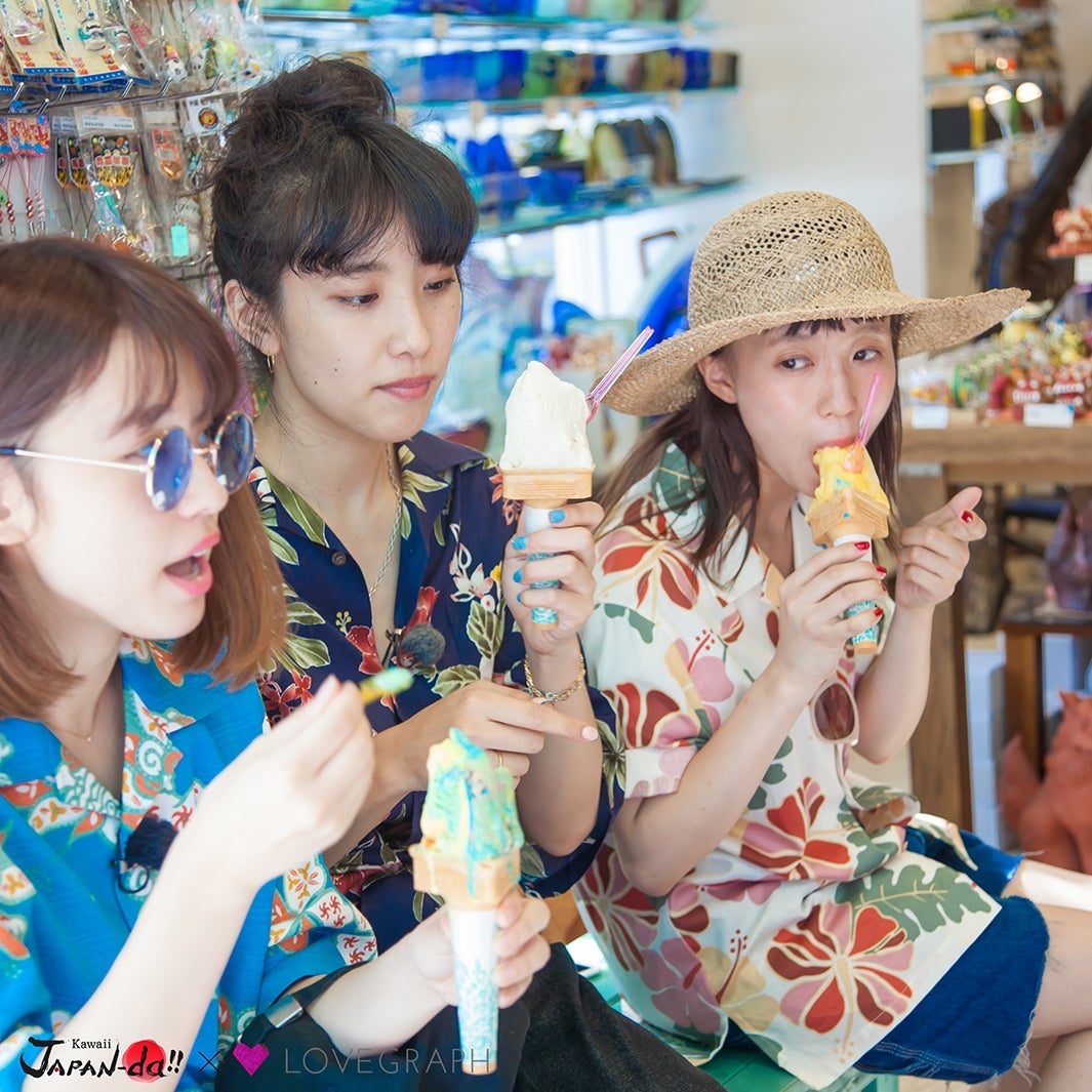 沖縄を満喫（写真提供：MBS）