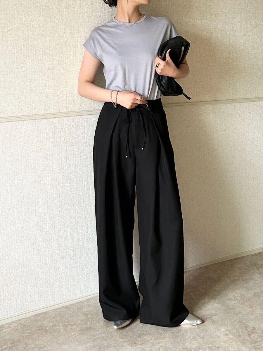 2026春夏ユニクロ大人女性おすすめキャップスリーブTお手本コーデ