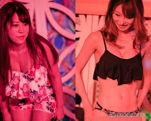 SEXY生着替えで豊満ボディ全開 スタジオ興奮<深夜の生脱ぎトレンド水着チェック>