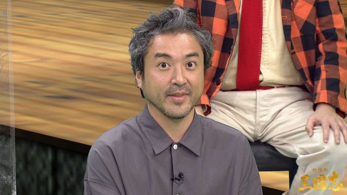 ムロツヨシ「新解釈・三國志」公開記念新解釈バー チャル生配信イベント(C)2020「新解釈・三國志」製作委員会