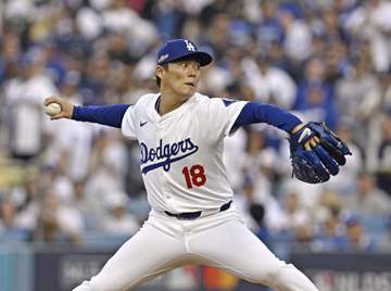 山本由伸 ストライク先行でも初回に26球要す ブルワーズ打線が驚異の粘り発揮 ドジャースはリリーフ陣に不安