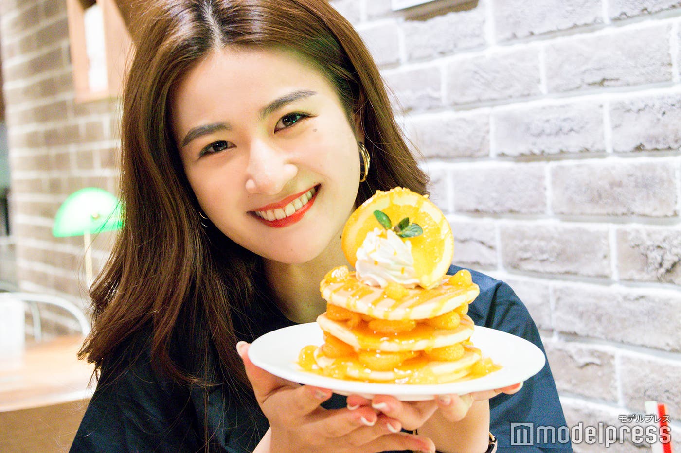 パンケーキはボリューム満点 (C)モデルプレス