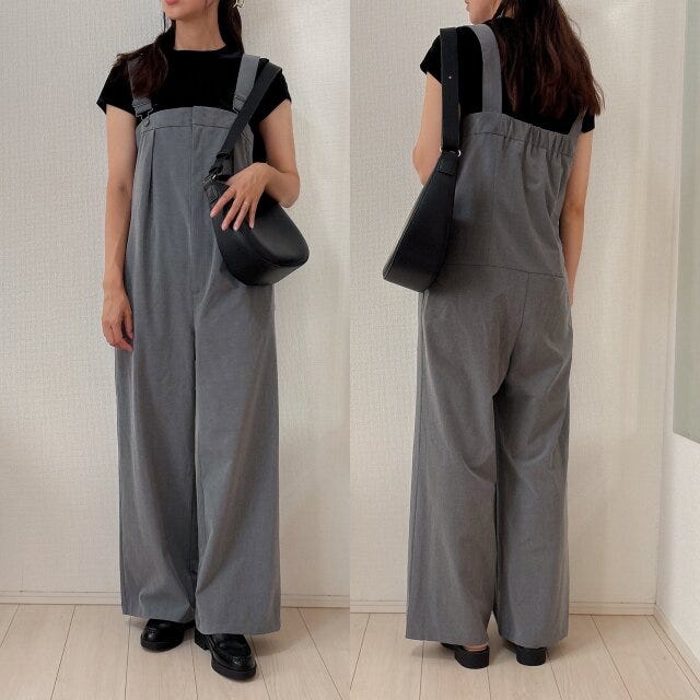 サロペット合わせも可愛い サロペット合わせも可愛い