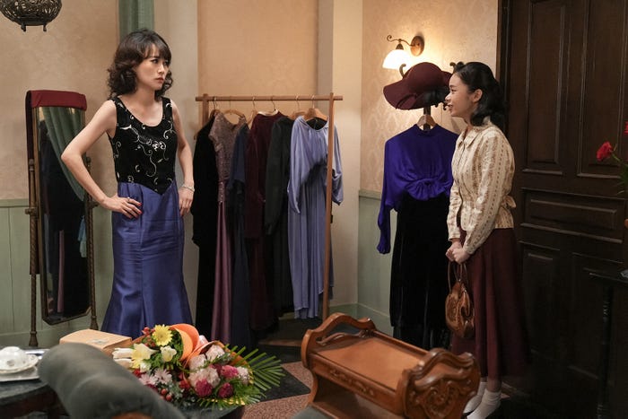 菊地凛子、趣里「ブギウギ」第45話(C)NHK