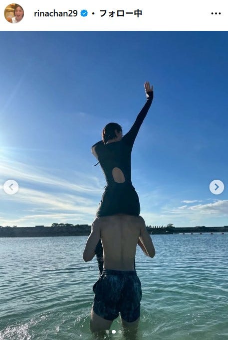 知念里奈Instagramより