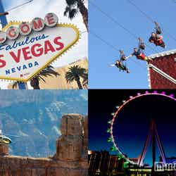 ラスベガス旅行の楽しみ方はカジノだけじゃない!“女子目線”のオススメスポット厳選/右上より(C)Slotzilla、Sundance、High Roller Observation Wheel at The LINQ Promenade、Sundance Helicopters