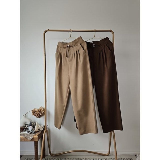 しまむらyuuメルトンコクーンパンツ