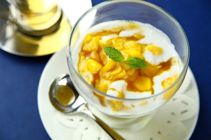 果肉たっぷりマンゴープリン¥580／画像提供：きちり
